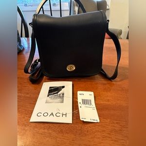 Coach Companion Bag Black Style 9076